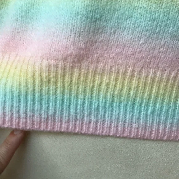 BB Dakota☀️Pastel striped Ombre sweater - Picture 4 of 11